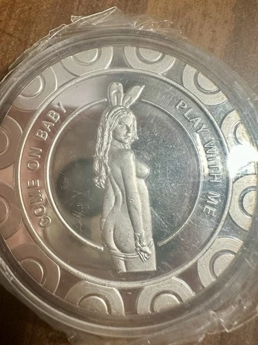 Adult Sexy Provocative .999 Fine Silver 1 Oz. Coin