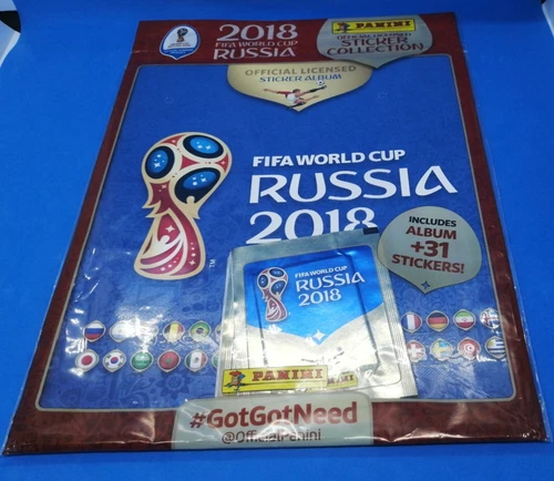 PANINI - FIFA WORLD CUP - 2018 - RUSSIA - OFFICIAL ALBUM - "BRAND NEW SEALED"