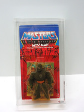 MOTU,VINTAGE,MOSS MAN,CAS 75,Graded,Masters of the Universe,MOC,sealed,He-man