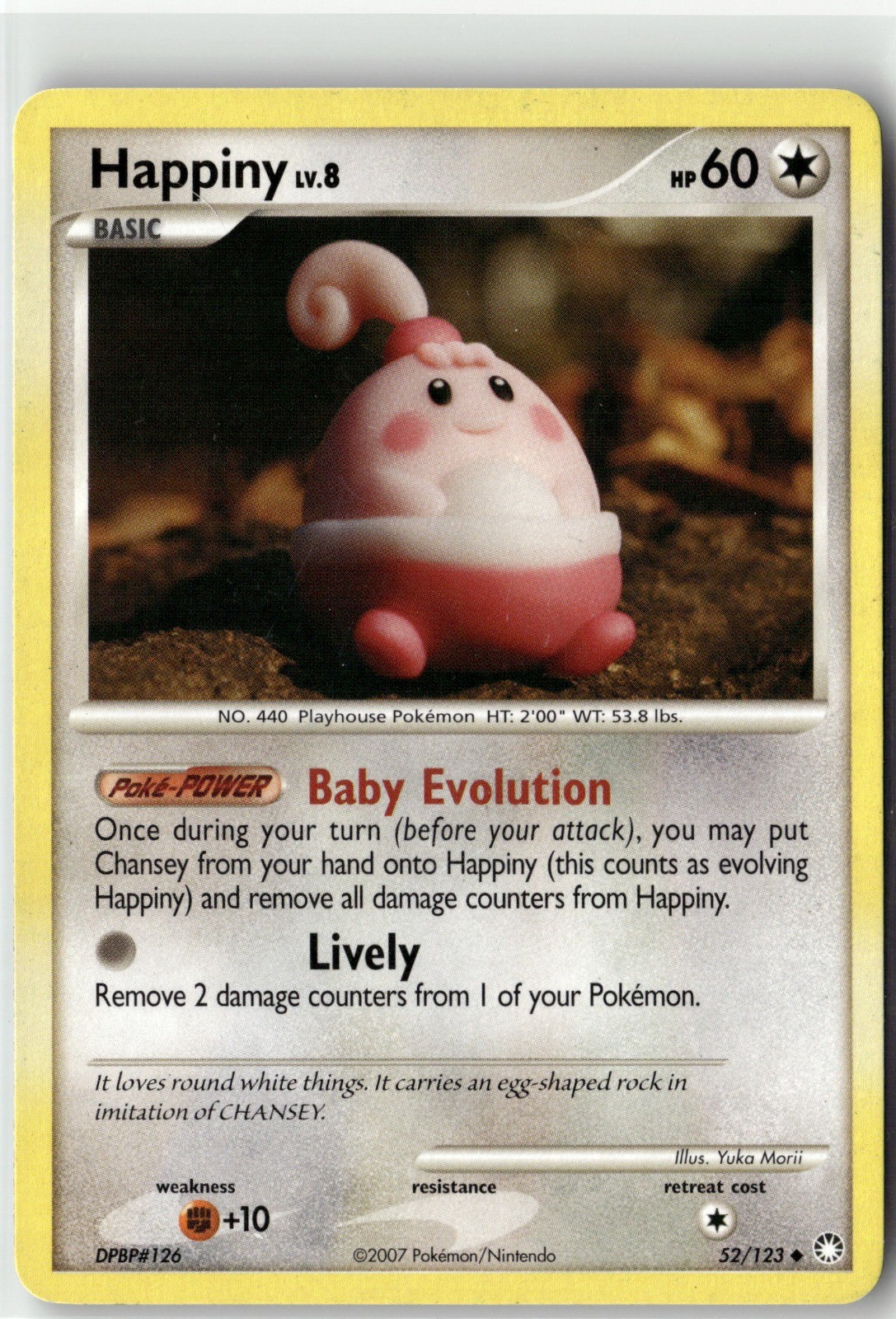 Happiny Uncommon Mysterious Treasures 52/123 NM Yuka Morii