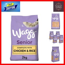 Senior Dog Food Chicken & Rice Complete Balanced Joint Support 4x2kg Packs 3.75 per kilo