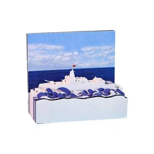 2026 Desk Calendar, 3D Tear-away Calendar, Paper Carving Art Memo Pad N otepad^/