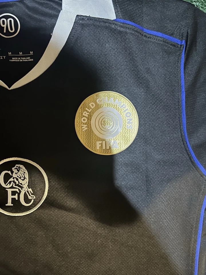 Tercera camiseta Chelsea FC 2025 #10 Palmer con parche de la Liga de Campeones talla mediana Foto 4 de 4