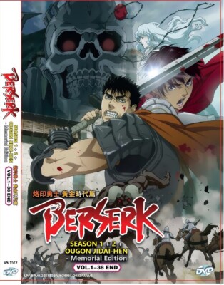 Anime DVD Berserk TV Series Season 1+2+The Golden Age Arc - Memorial Edition