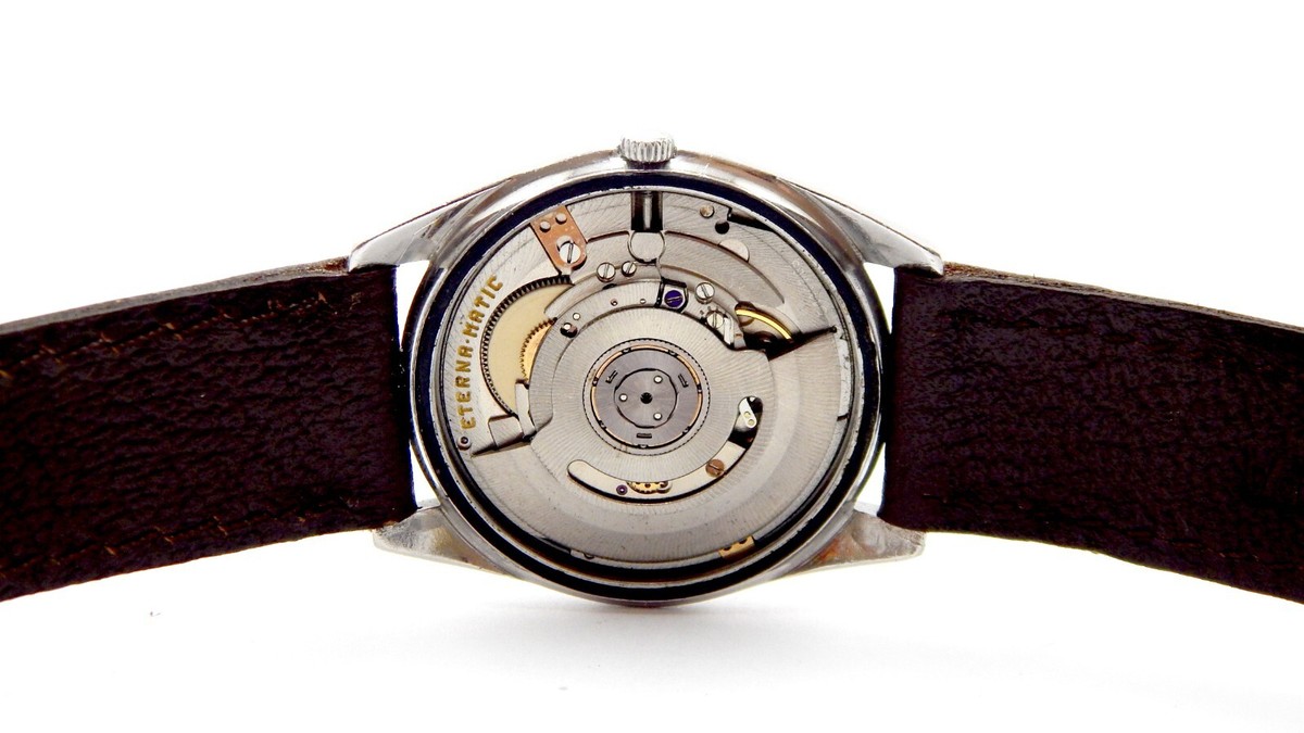 Watch ETERNA-MATIC 3000 Eterna Matic Sevenday 21 Jewel Steel 35mm