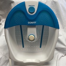 Conair Care Foot Spa W/ Bubbles Massage Heat Feet Relax  Soothe Pumice Stone