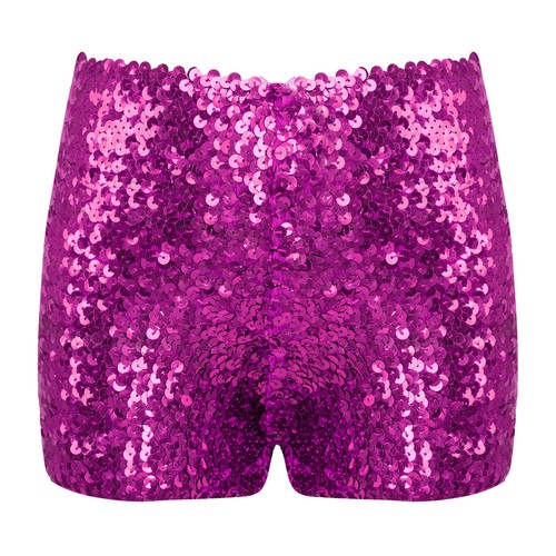 Girls Sequins Dance Shorts Rave Booty Dance Shorts Sparkle Short Hot Pants - Picture 77 of 106