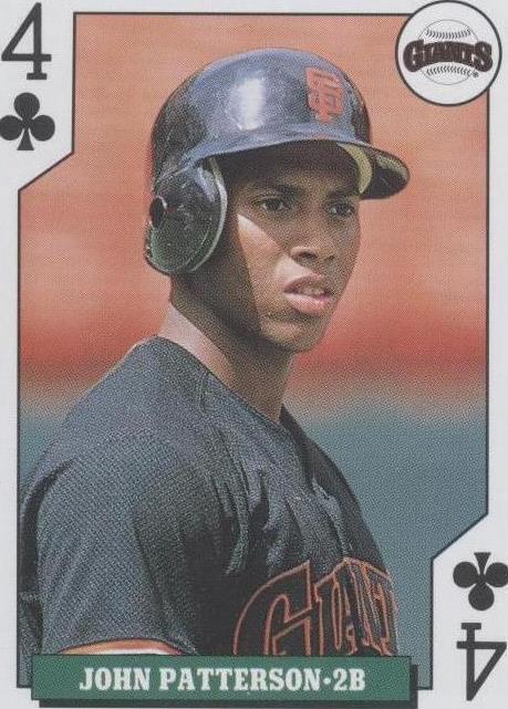 1992 Bicycle Baseball Rookies Playing Cards - John Patterson #4C - 1 of 1