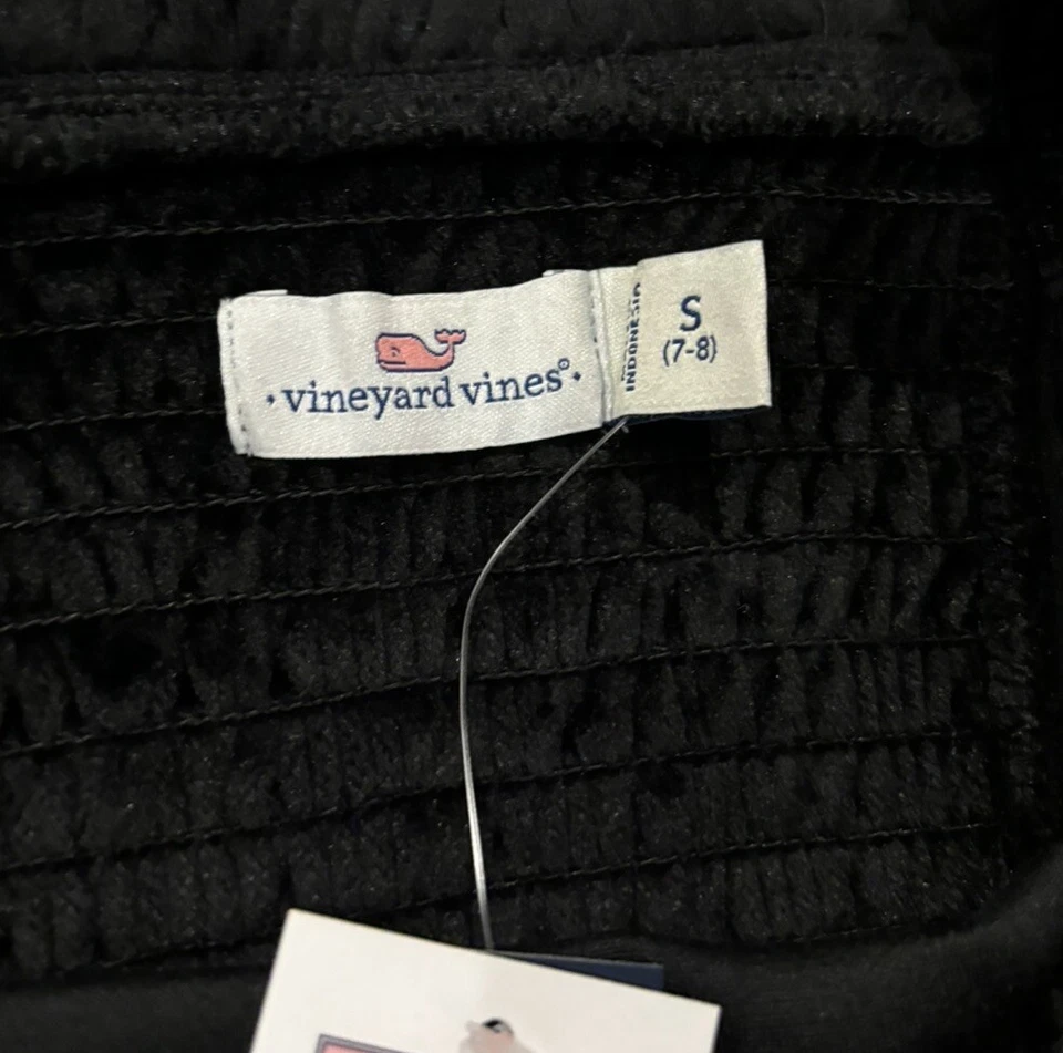 Vestido preto novo com etiquetas vinhedo vinhas meninas malha fumê veludo tamanho P - Imagem 4 de 4