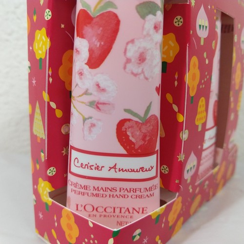 L'OCCITANE Limited Edition Cherry in love Handcreme Trio Set 30 ML X 3 Neu im Karton - Bild 4 von 5