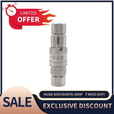 #ad High Pressure Hydraulic Quick Connect Coupler Set G3 8 Female Pipe Fitting 1Set $15.33