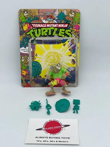 1990 Napoleon Bonafrog Complete w/ Cardback TMNT Vintage Ninja Turtles Figure