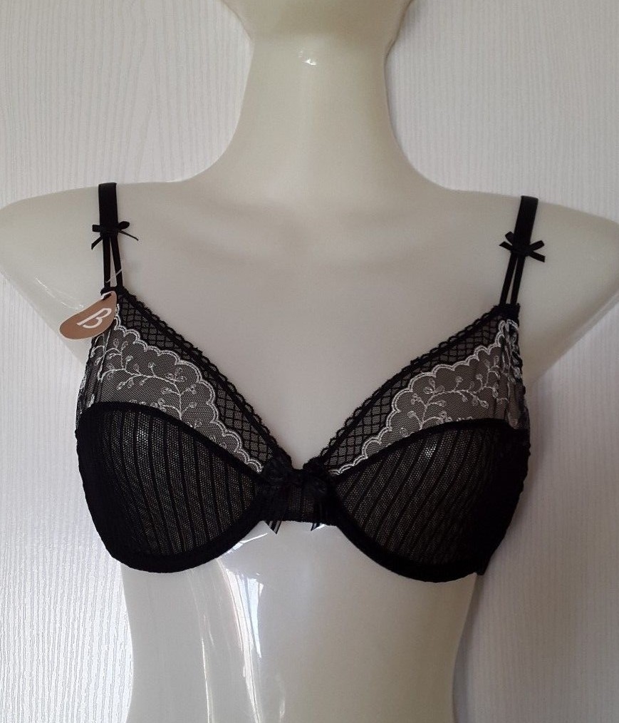 ETAM SOUTIEN GORGE AVEC ARMATURES FR85B-EU70B-UK32B-IT2B TULLE