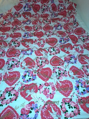 Wilton Court Cherub Valentine Romantische Tischdecke 100% Reine Baumwolle Extra Groß
