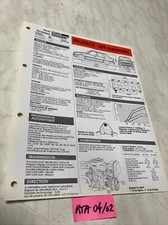 Automobile Technical Sheet Peugeot 309 Automatic Edition 1991 RTA