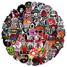 100/50 Punk Rock Music Band Rock and Roll Sticker Packs
