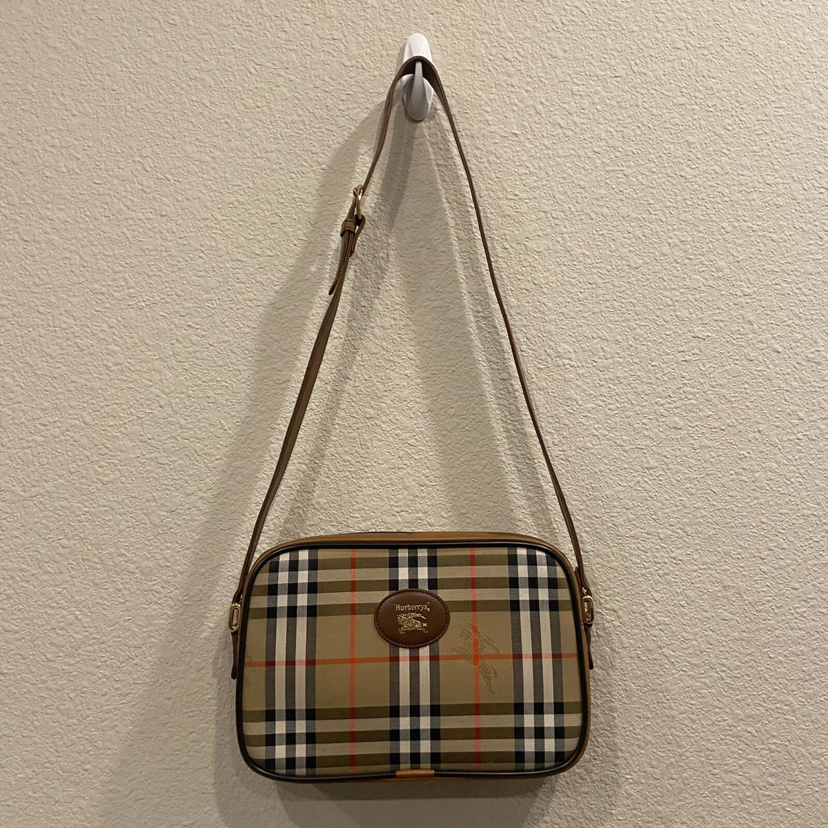 Burberry Nova Check Shoulder Bag Vintage