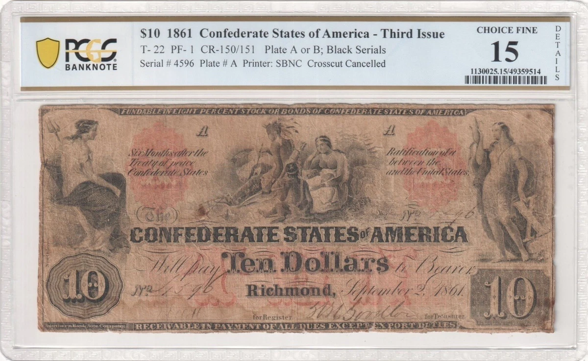 使用済切手 15セント　アメリカ　1861 Grade 15 US Confederate Currency for sale | eBay
