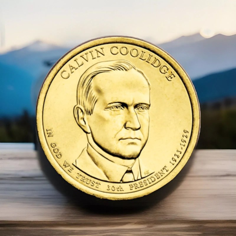 2014 D Calvin Coolidge Presidential Dollar "Brilliant Uncirculated" Coin