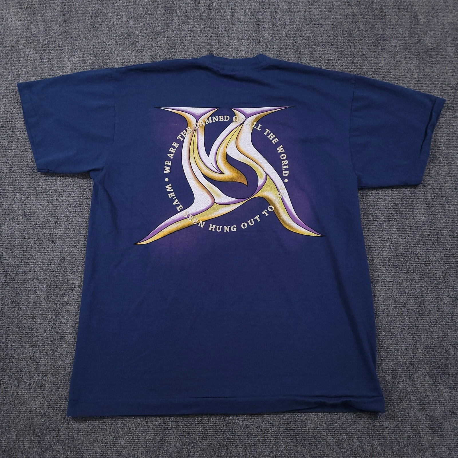 Megadeth T-Shirt Men's Large Single Stitch 2 Sided Modern Boot