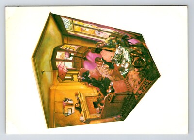 Kunst-Postkarte: Spiegelsaal von Anthony Green, R.A. Bucentaur Gallery. 