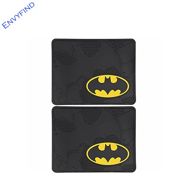 Floor Mats Dark Night Batman Rubber Floor Mats Car 2 Pc Front
