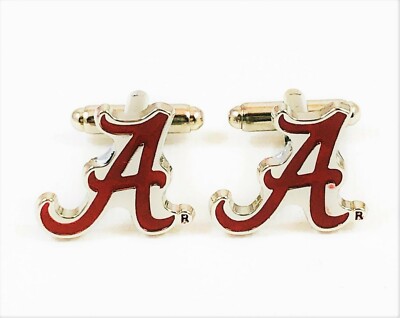 University Of Alabama Manschettenknöpfe Crimson Tide NCAA Roll Big Al Bama