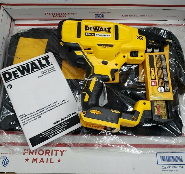 Brand New Dewalt 20V XR 18 Gauge Flooring Stapler Kit DCN682M1 Free Shipping eBay
