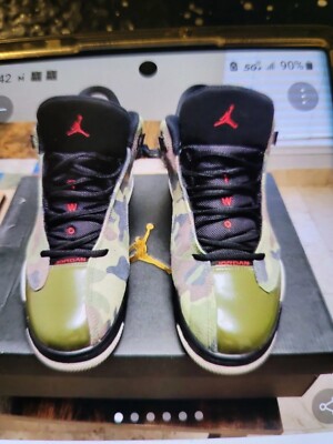 Size 9 - Jordan Dub Zero Olive Camo 2020