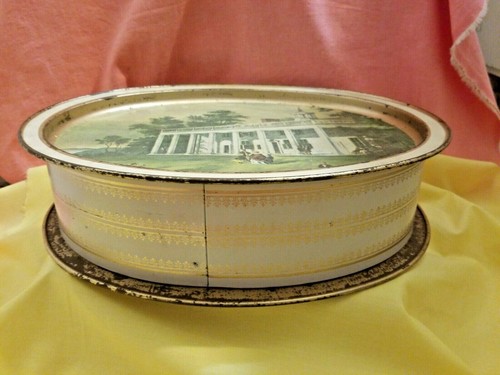 Sunshine Biscuit Tin 1983 Vintage Mount Vernon West Point Military Washington - Picture 7 of 7