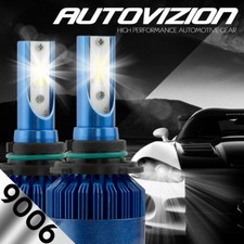 Autovizion Led Hid Headlight Kit 9006 6000k For 1990-2012 Honda Accord