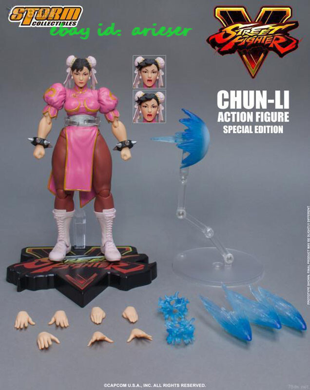 Storm Collectibles 1/12 Agent Of Justice Chun-Li Pink Version SF 5
