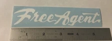 OLD SCHOOL BMX  STICKER / DECAL Free AGent FA 80's Free Agent Bmx Bikes OG 1