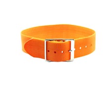 Timex 16mm Orange Vintage Style One-Piece Nylon Sports Watch Band  Watch Strap