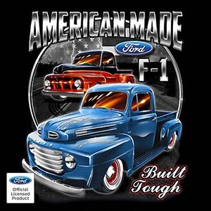 Details About Ford F1 Truck T Shirts American Built Ford Pickup Trucks Mens S To 6xl And Tall
