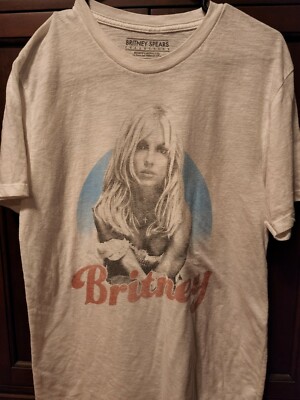 Britney Spears Collection Tour T Shirt Size Medium White Concert