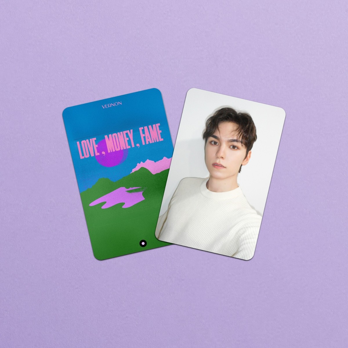 SEVENTEEN Love, Money, Fame Selfie Photo Sketch Fanmade Photocards