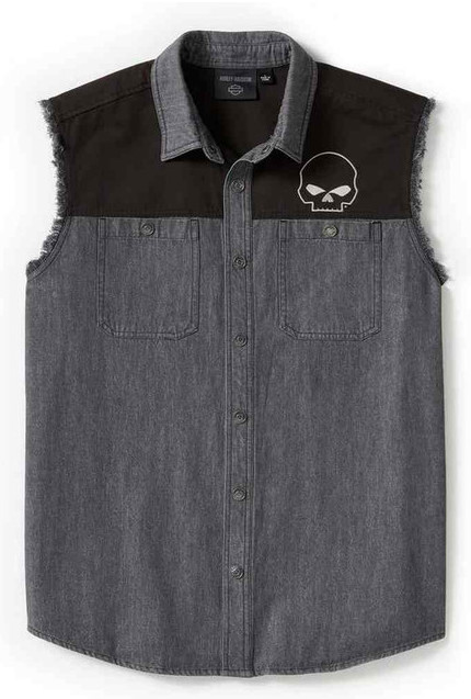 Harley Davidson Willie G Skull Blowout Sleeveless Shirt Vest Men XL