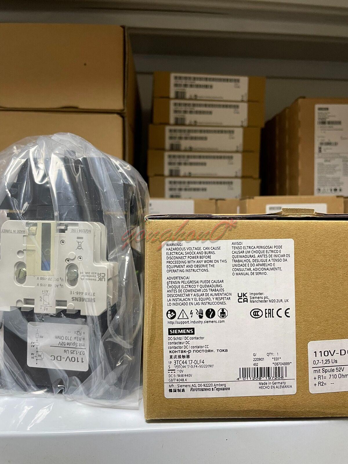 1PCS NEW Contactor 3TC4417-0LF4 #F22