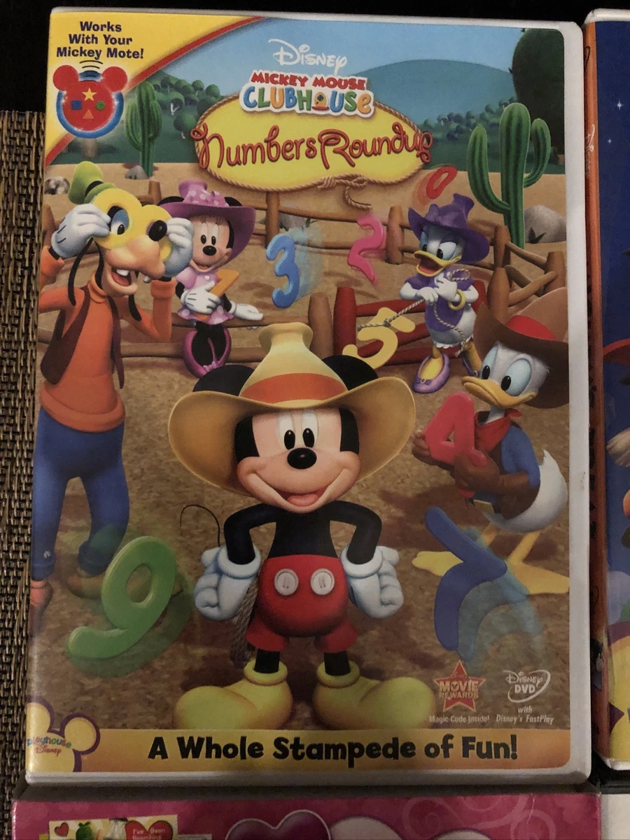 Disney, Media, 4 Disney Mickey Mouse Clubhouse Dvds