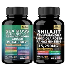 Dynamic Vitality Bundle - Sea Moss Multivitamin & Shilajit Power Combo