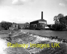 Photo - Weir River Wharfe Otley Yorkshire c1974
