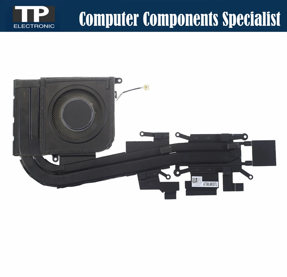 Laptop CPU Heatsink Fan ND85C40 DC05V 0.50A 4-Pin AT30L003DTL DP/N 0YG75N YG75N - Image 2 of 2