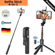 Selfie Stick Bluetooth mit Licht 4 in 1 für ...