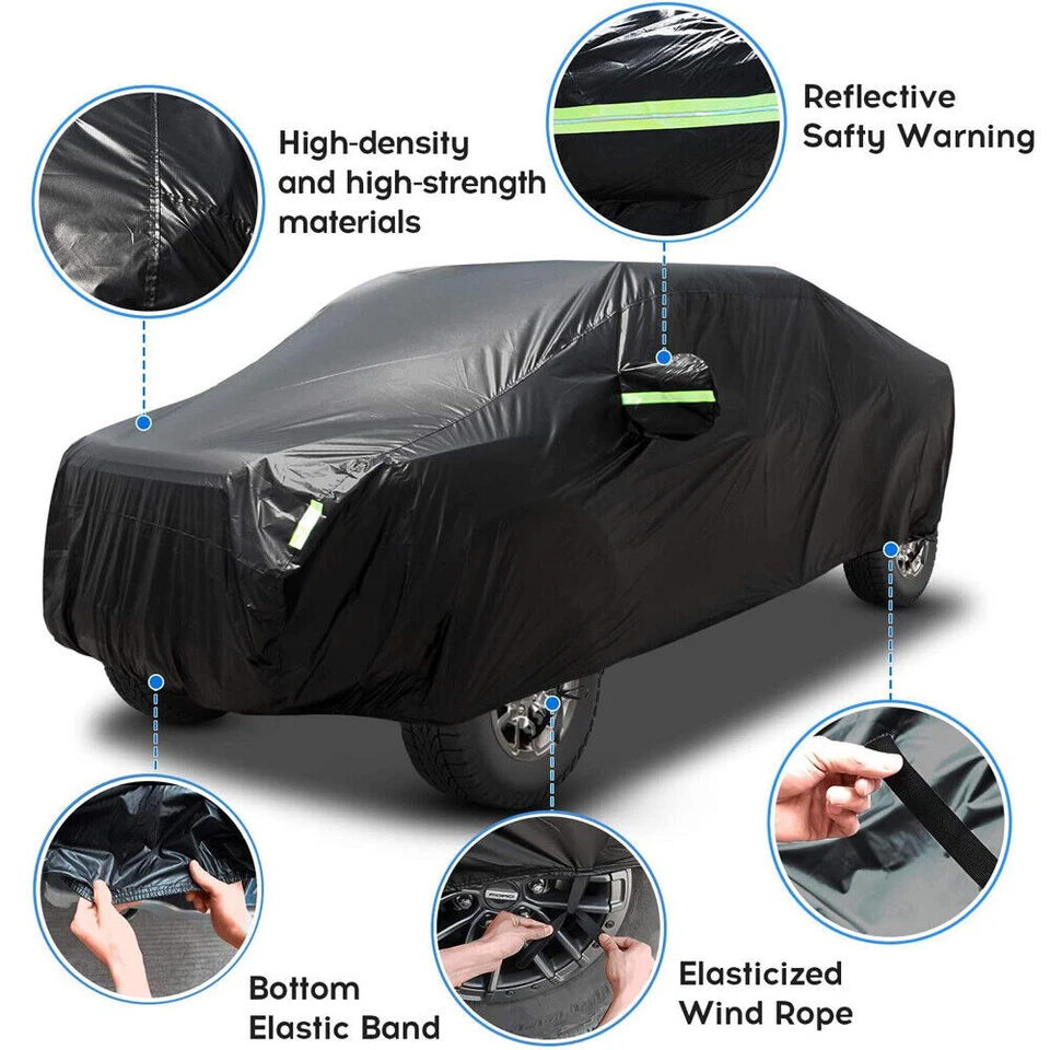 Cubierta impermeable lluvia polvo UV exterior para camioneta Toyota Tundra TRD Pro Foto 4 de 4