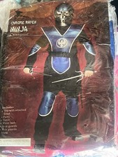 Chrome raven ninja costume size 10/12