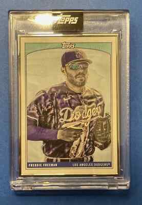 2022 Topps X Lauren Taylor  Freddie Freeman-AP- #05/20 - RARE Jersey Number!