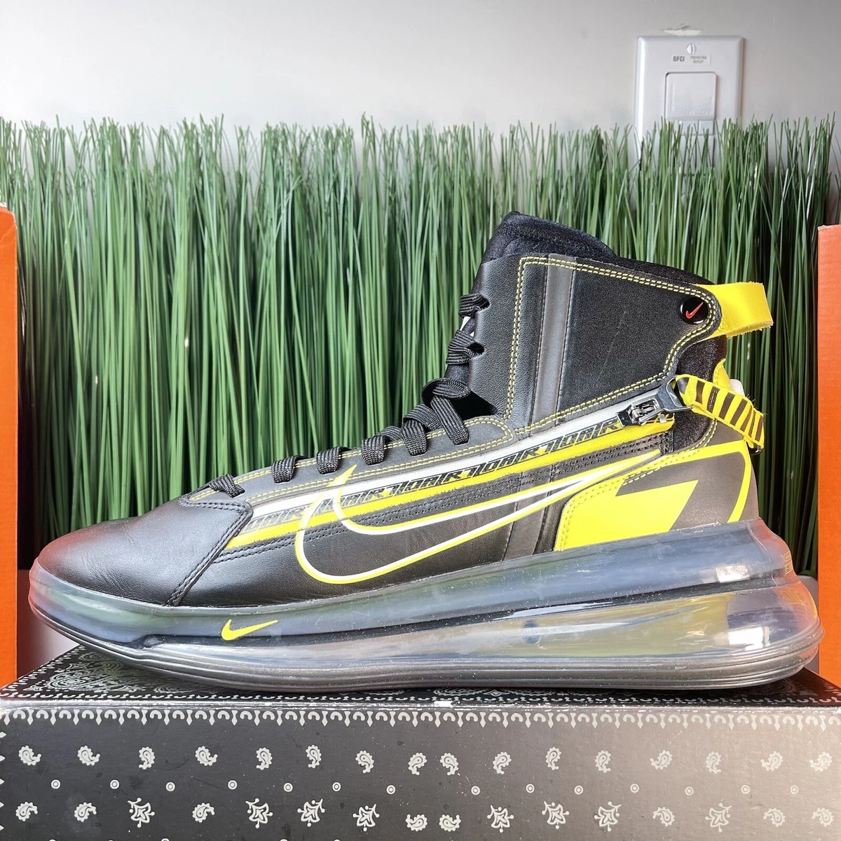 Nike Air Max 720 Saturn QS All Star Motorsport Mens Shoes BV7786 001 Size 13