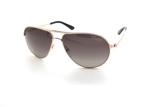 Gafas de sol tom ford ft 0144/s 28d Marko oro rosa polarizadas aviador 58 mm Skyfall - Imagen 2 de 6