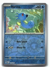Horsea Pokemon Common Reverse Holo SV: Scarlet & Violet 151 MEW 116/165 N-DESIGN